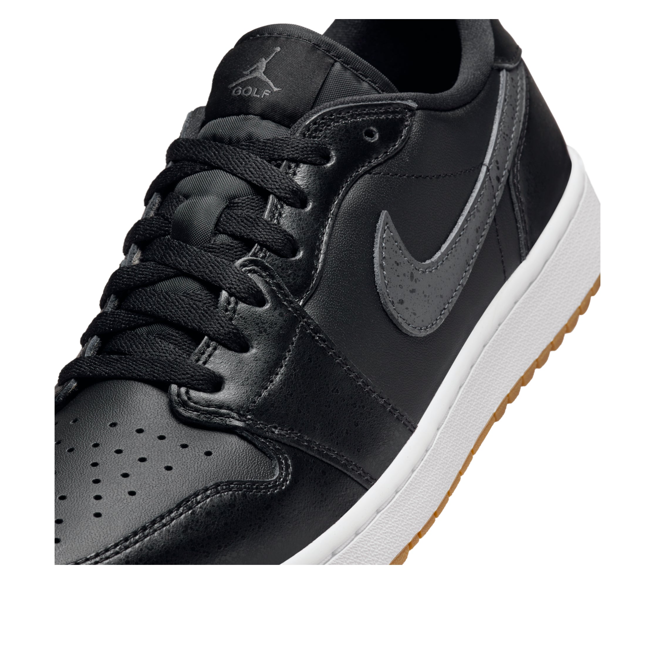 Jordan 1 Retro Low Golf Shoes Black Gum DD9315-005