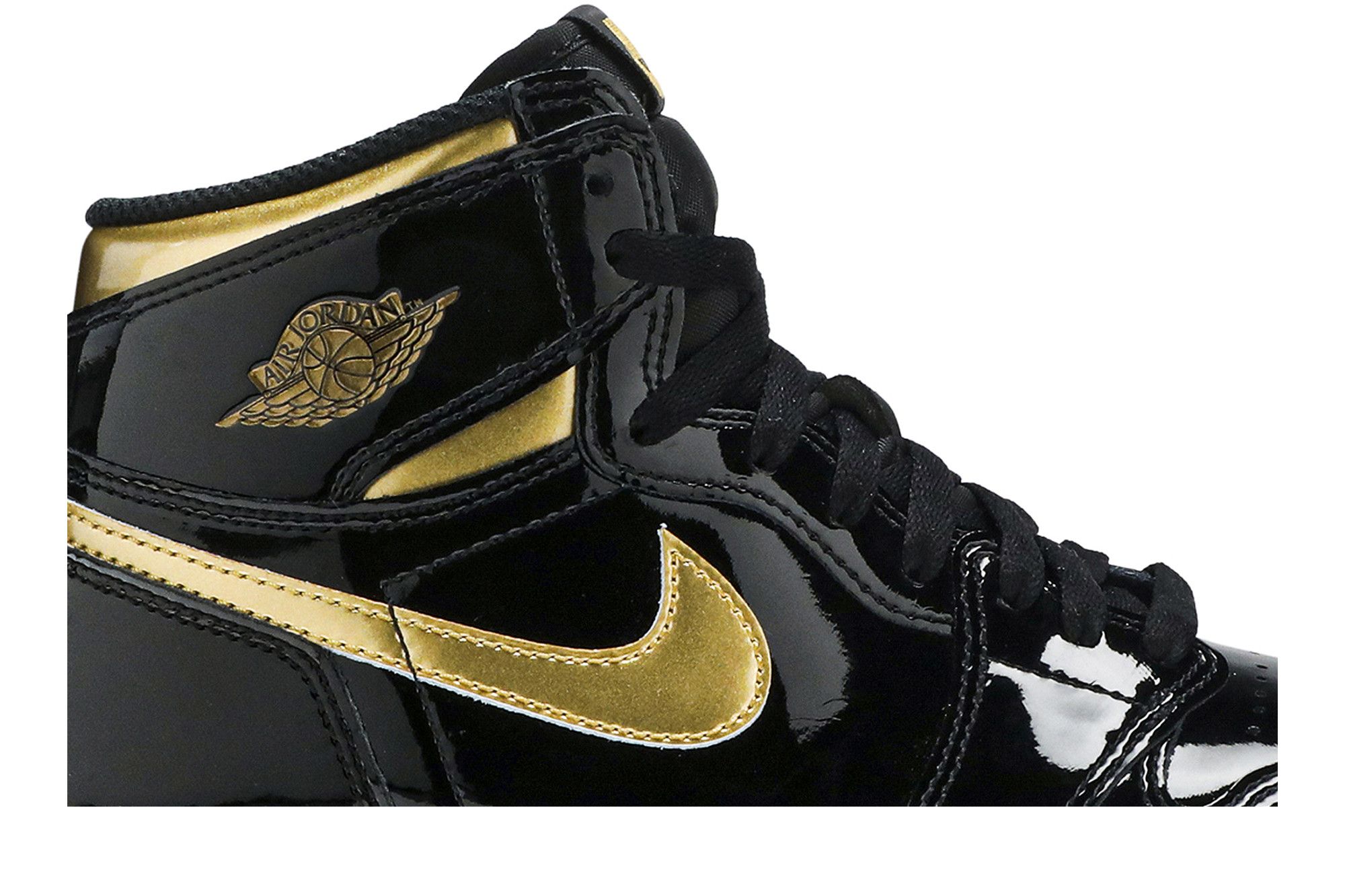 Air Jordan 1 Retro High OG GS Black Metallic Gold (Grade-Schooler) 575441-032