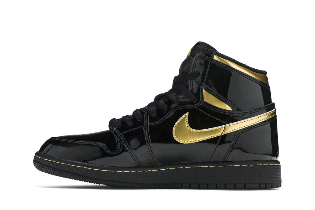 Air Jordan 1 Retro High OG GS Black Metallic Gold (Grade-Schooler) 575441-032