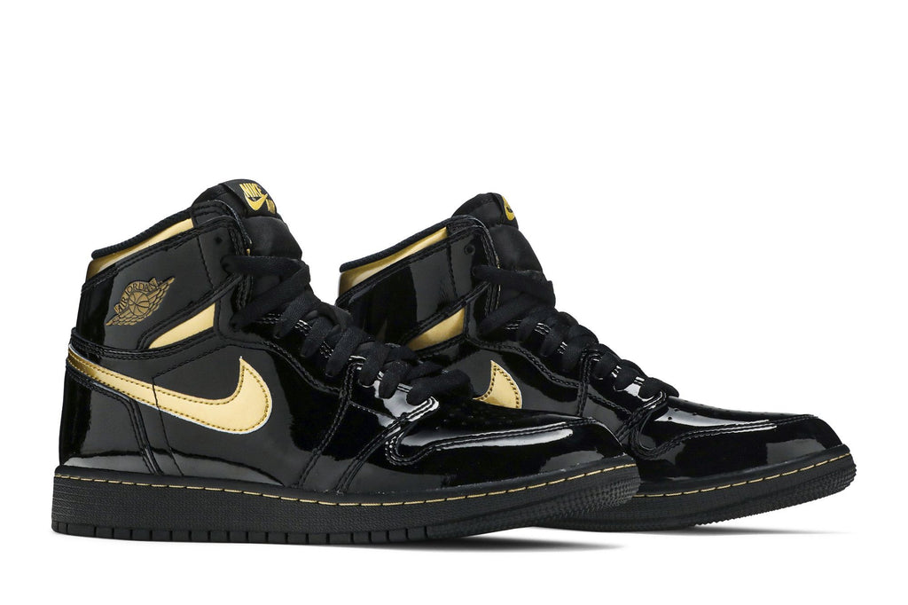 Air Jordan 1 Retro High OG GS Black Metallic Gold (Grade-Schooler) 575441-032