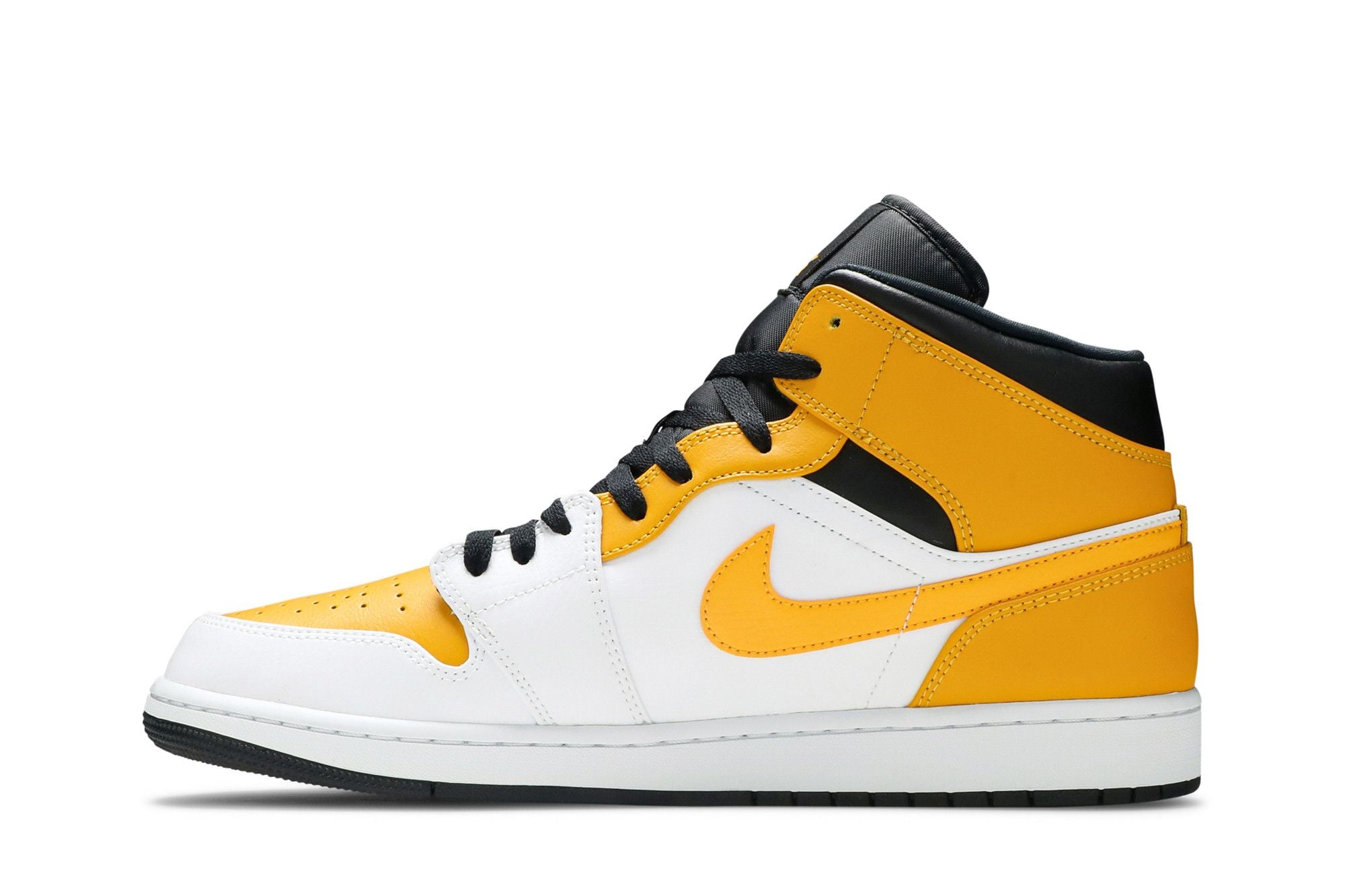 Air Jordan 1 Mid University Gold White Black 554724-170 Sneakers