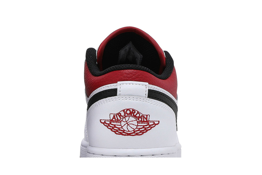 Air Jordan 1 Low White Gym Red (GS) - 553560-118