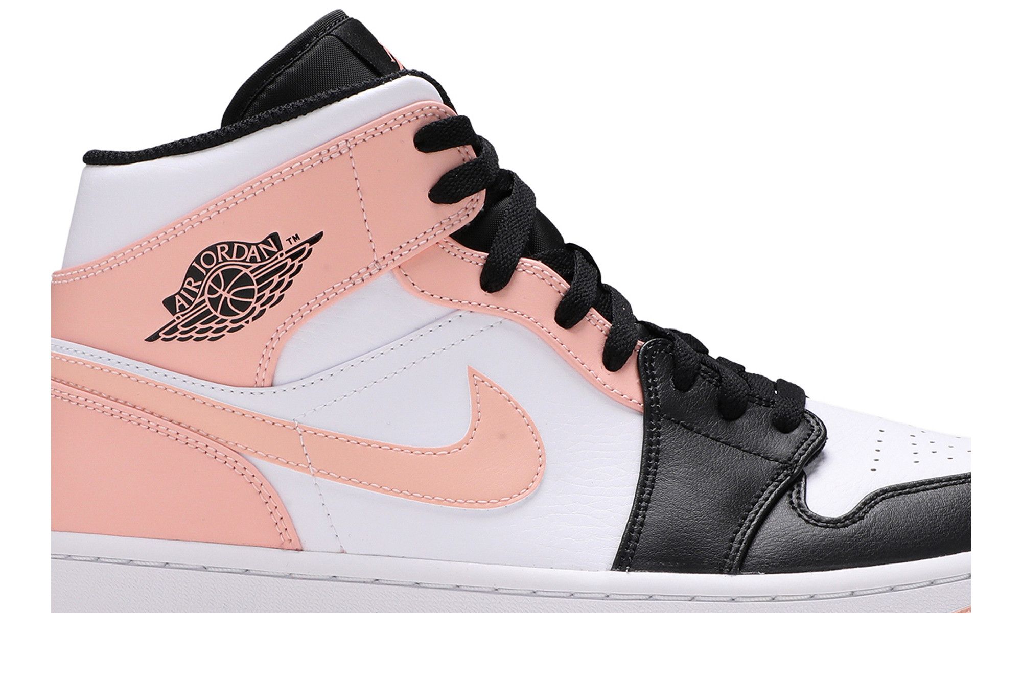 Air Jordan 1 Mid Arctic Orange Black Toe - 554724-133