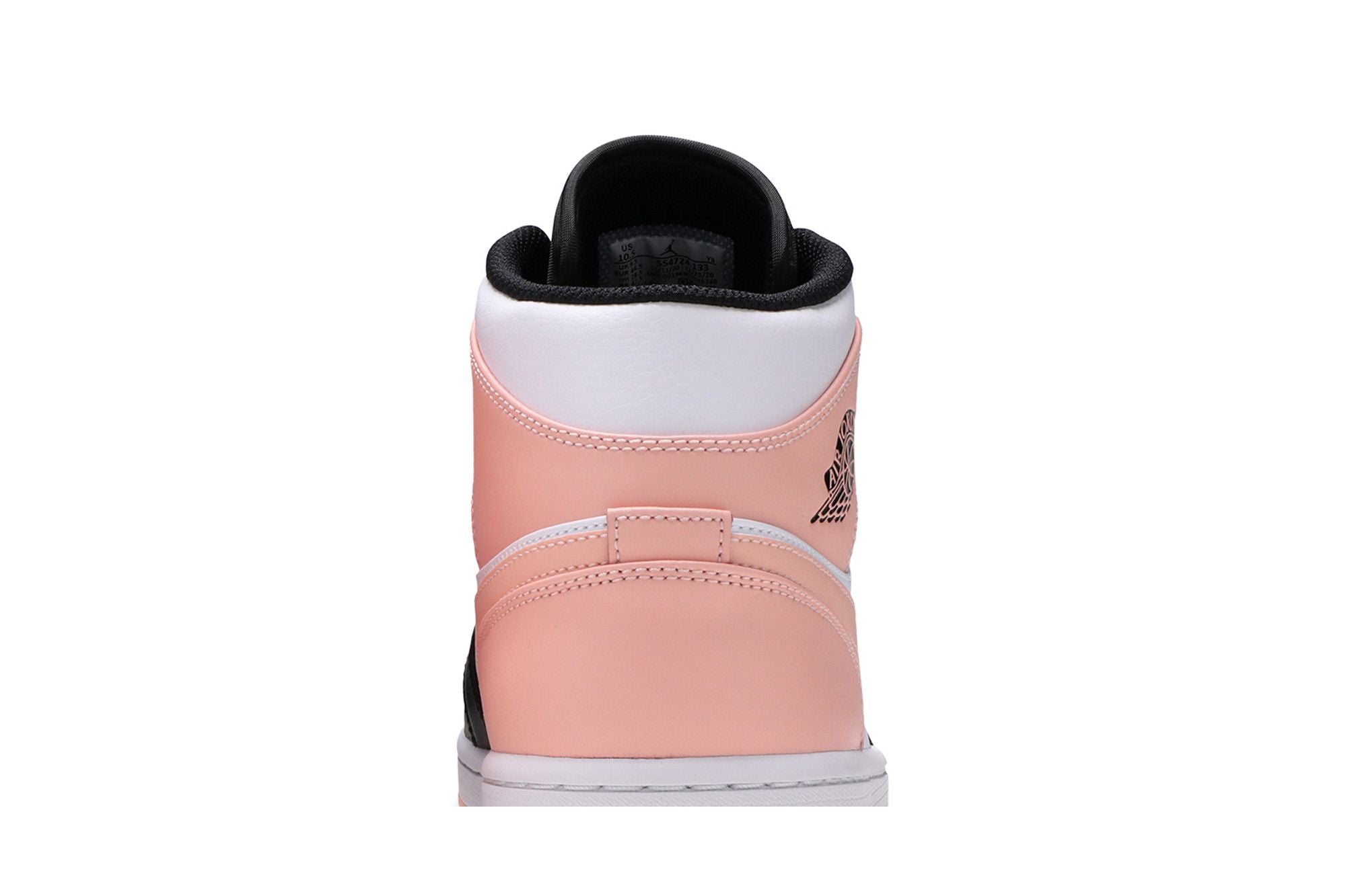 Air Jordan 1 Mid Arctic Orange Black Toe - 554724-133
