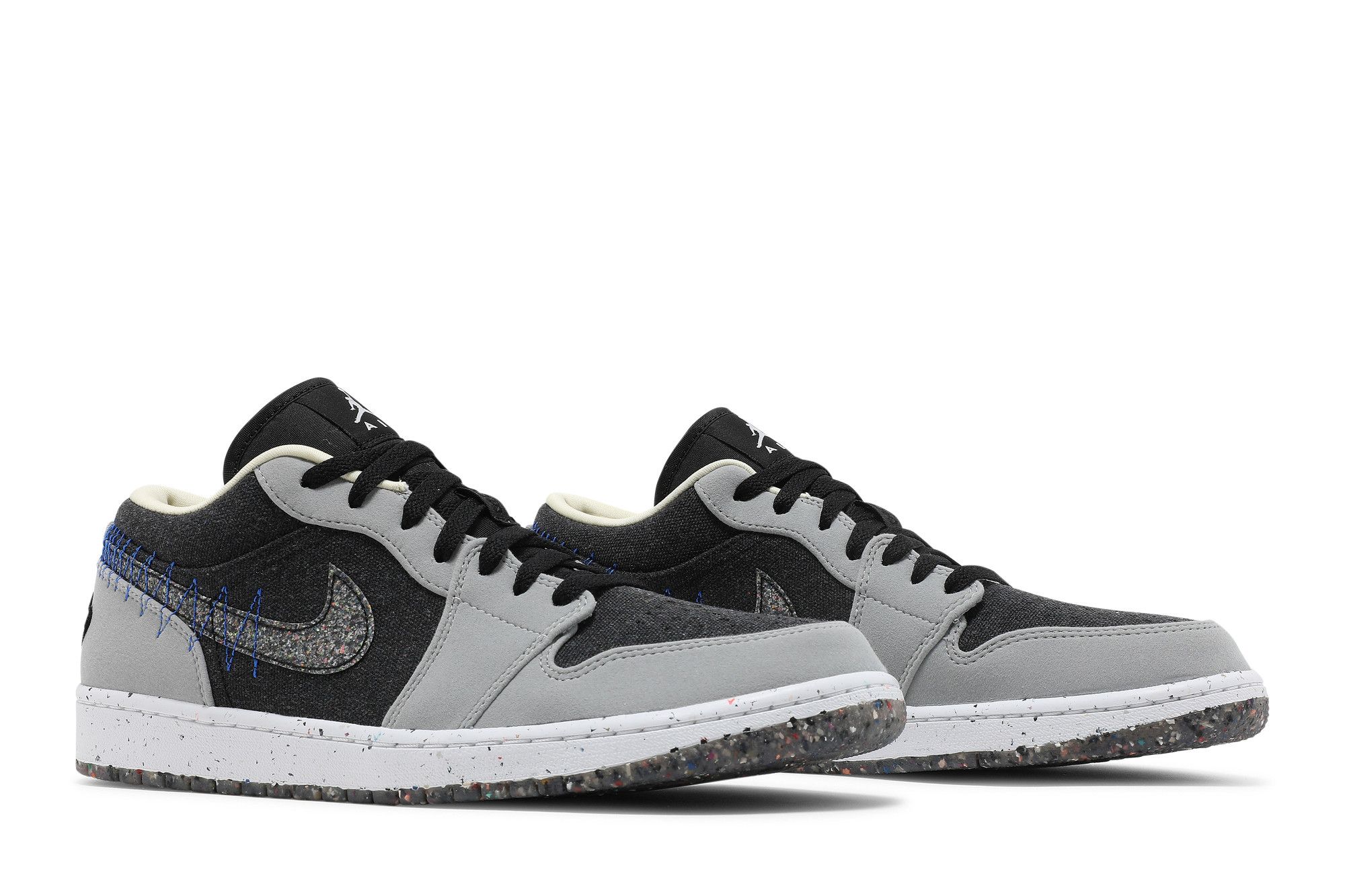 Air Jordan 1 Low SE Crater Black Grey - DM4657-001