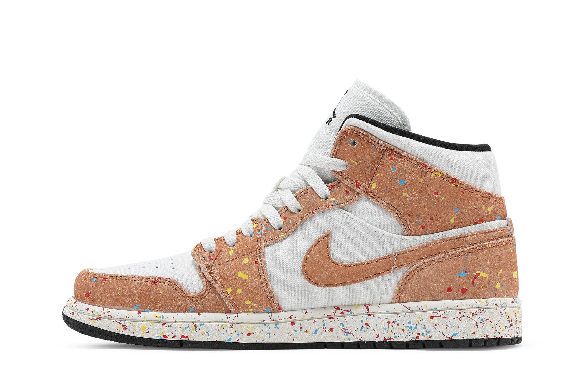 Air Jordan 1 Mid SE Brushstroke Paint Splatter DA8005-100