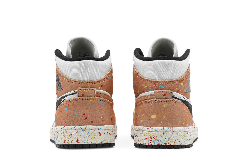 Air Jordan 1 Mid SE Brushstroke Paint Splatter DA8005-100