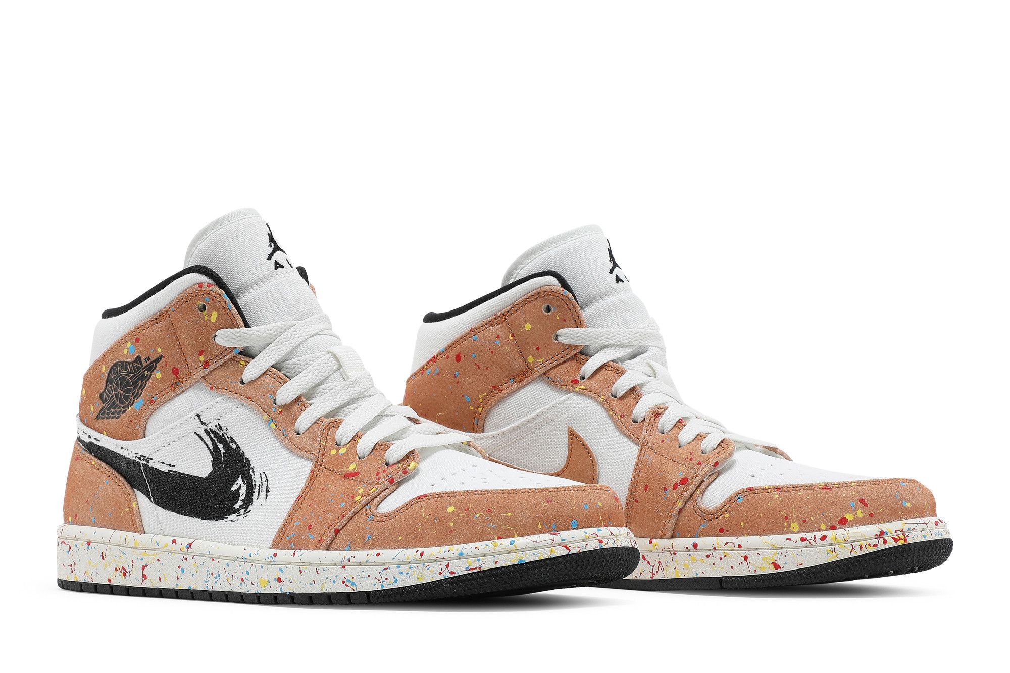 Air Jordan 1 Mid SE Brushstroke Paint Splatter DA8005-100