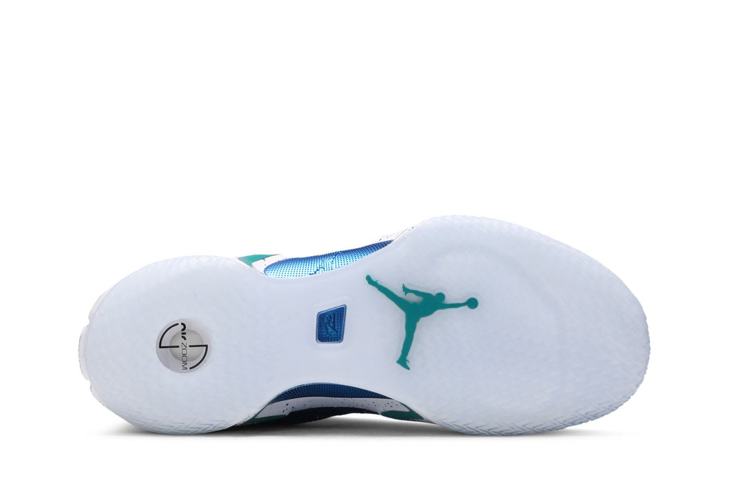 Jordan 36 SE Luka Doncic PE DJ4483-400 Blue Jay White Mardi Gras