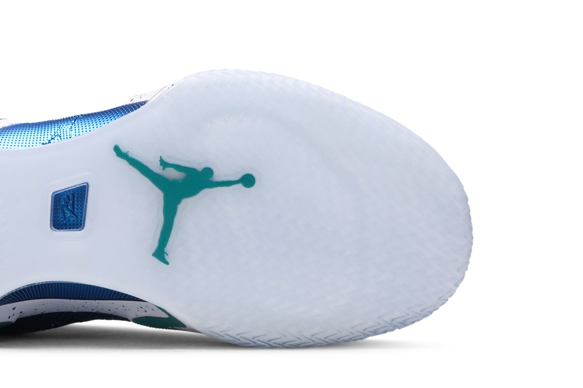 Jordan 36 SE Luka Doncic PE DJ4483-400 Blue Jay White Mardi Gras