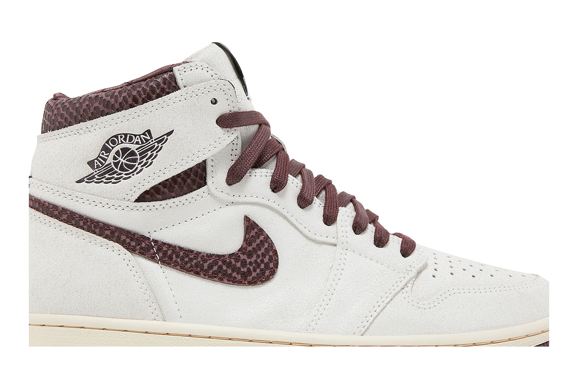 Air Jordan 1 Retro High OG A Ma Maniere Sail/Burgundy Crush - DO7097-100