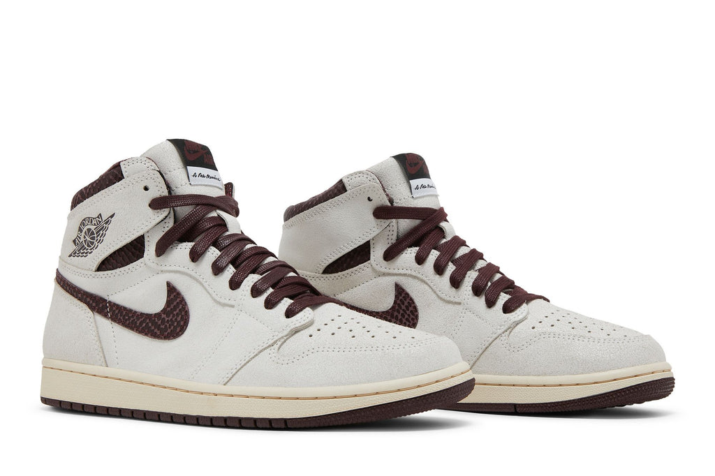 Air Jordan 1 Retro High OG A Ma Maniere Sail/Burgundy Crush - DO7097-100