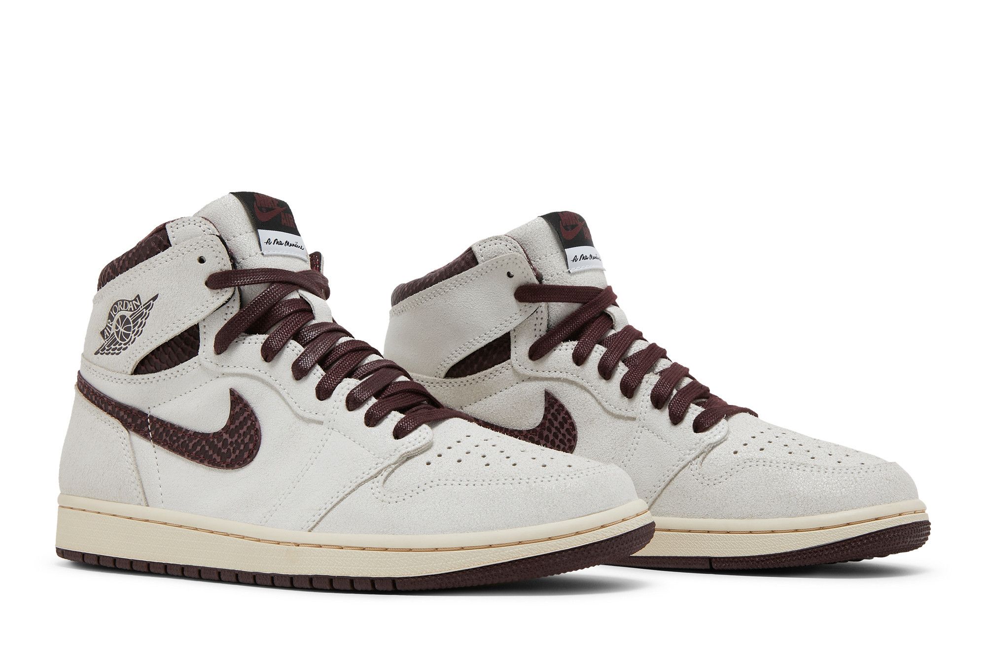 Air Jordan 1 Retro High OG A Ma Maniere Sail/Burgundy Crush - DO7097-100