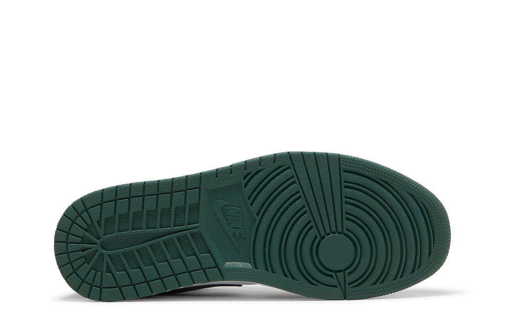 Jordan 1 Low Green Toe Sneakers - Noble Green/White/Black - 553558-371