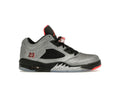Air Jordan 5 Retro Low Neymar Reflective Silver Black Sneakers 846315-025