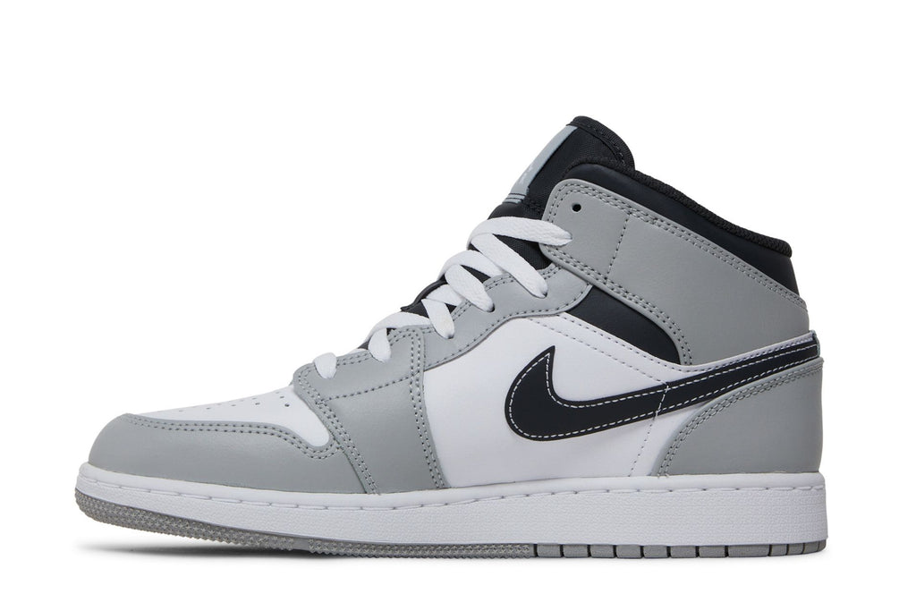 Jordan 1 Mid Light Smoke Grey (GS) - 554725-078