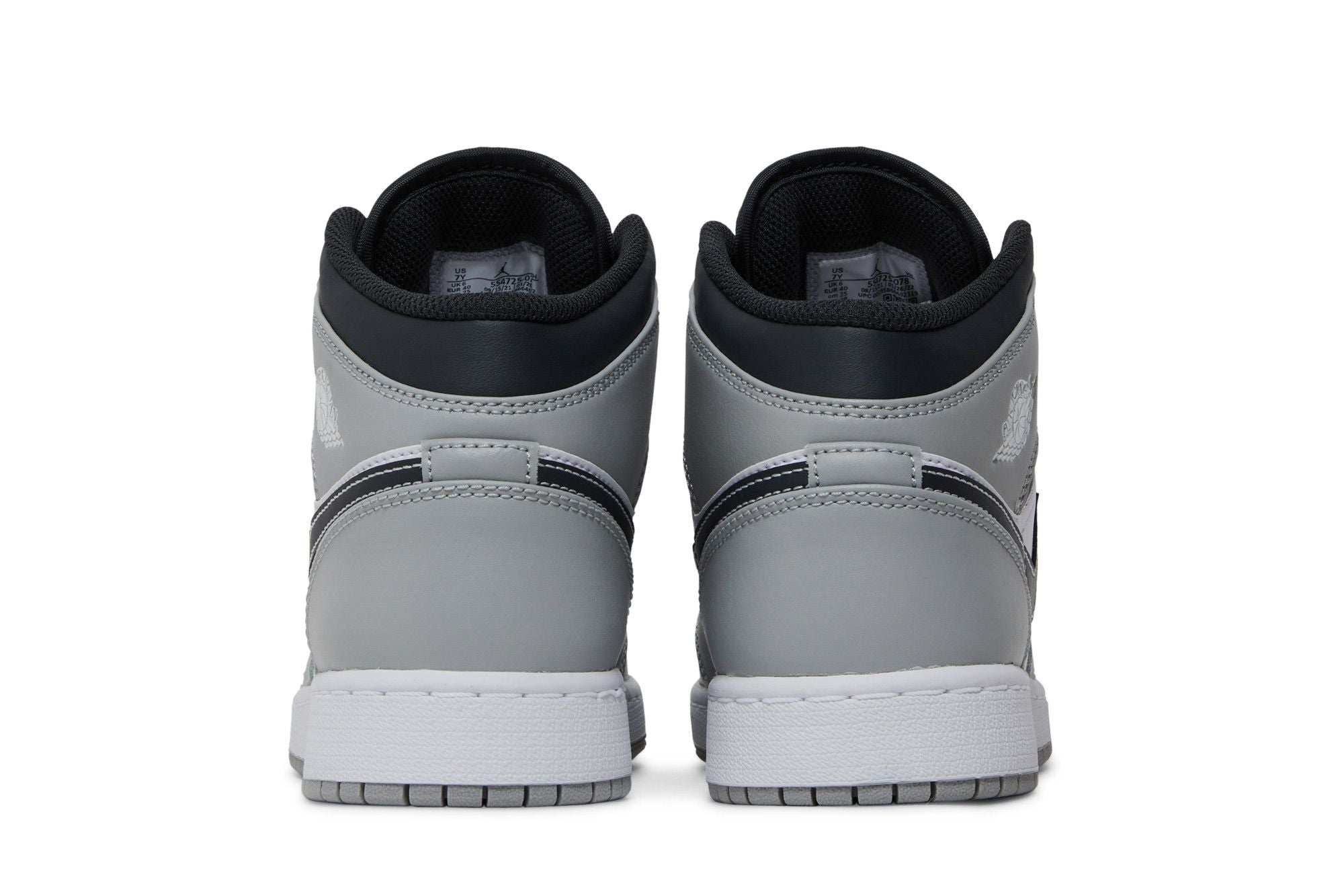 Jordan 1 Mid Light Smoke Grey (GS) - 554725-078