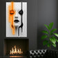 Abstract Dripping Face Neon Sign – Modern LED Plexiglass Wall Art
