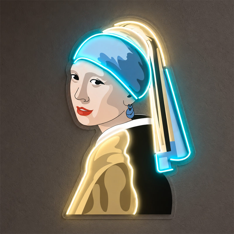 Abstract Neon Art - Classic Girl LED Wall Decor Sign
