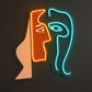 Abstract Neon Art - Dual Face LED Wall Decor Artwork
