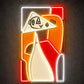 Abstract Neon Art - Geometric Figure LED Wall Decor
