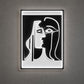 Abstract Neon Art - Minimal Face LED Wall Decor Sign
