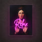 Abstract Neon Art - Relax Portrait LED Wall Decor
