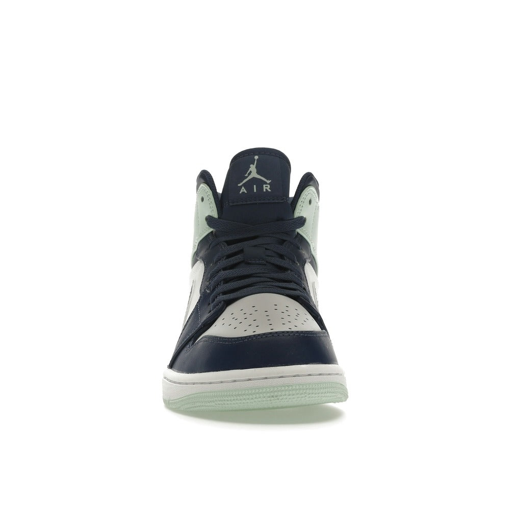 Air Jordan 1 Mid Blue Mint 554724-413
