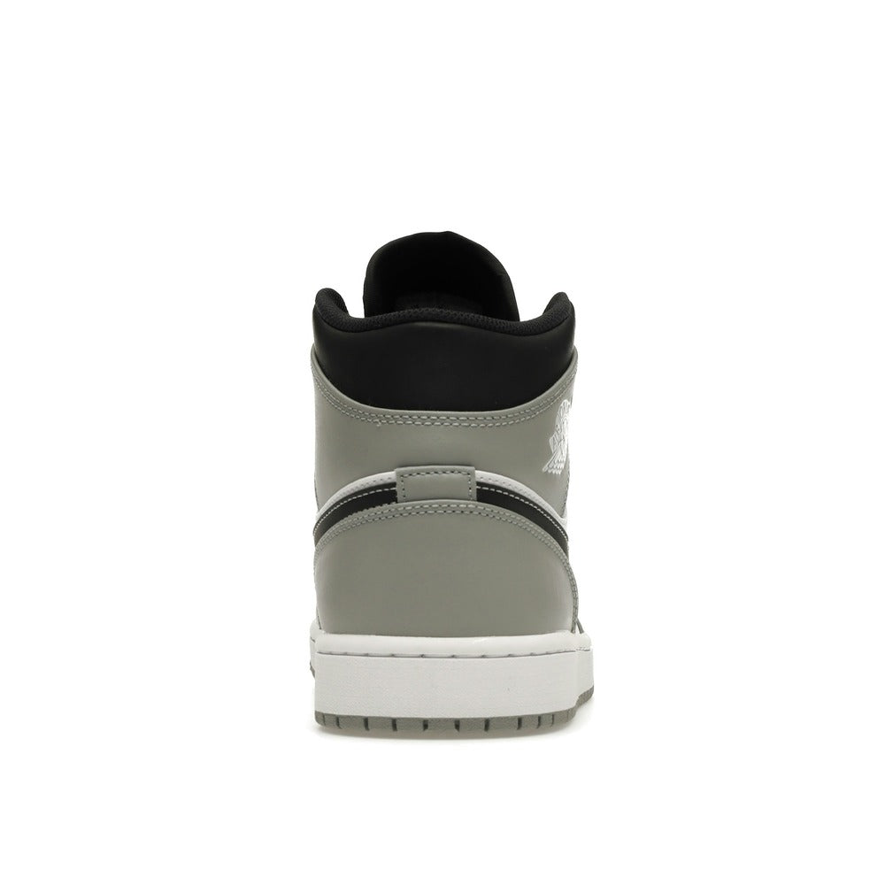 Air Jordan 1 Mid Light Smoke Grey-White-Black 554724-078