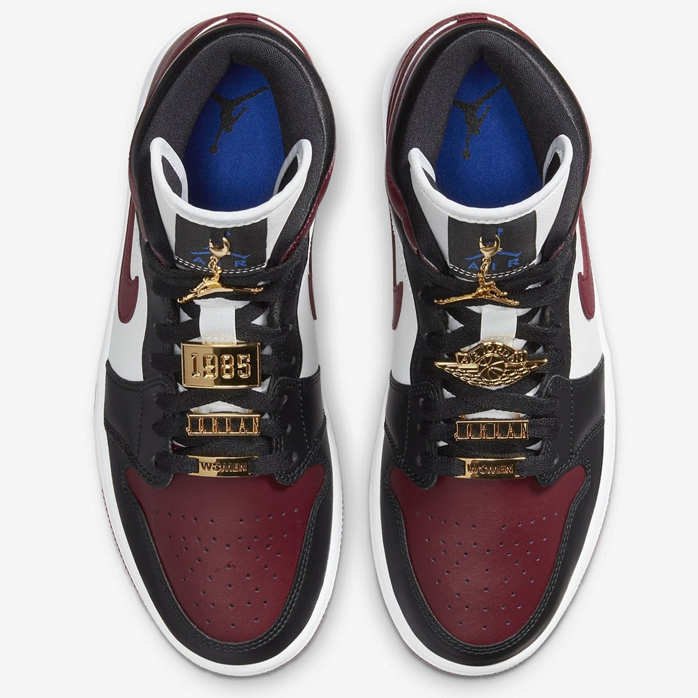 Air Jordan 1 Mid SE Gold Pendants (Women Exclusive) CZ4385-016