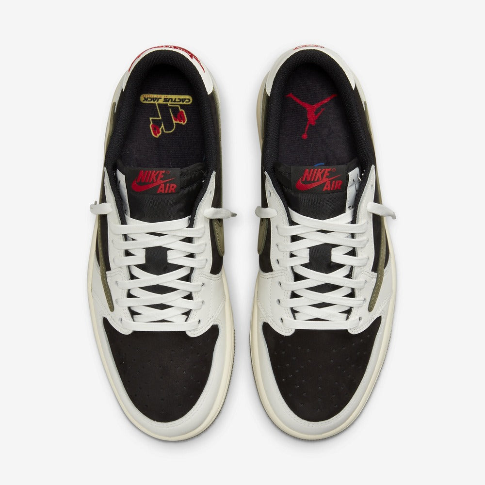 Air Jordan 1 Retro Low OG SP Olive collab Travis Scott (Women Exclusive) DZ4137-106