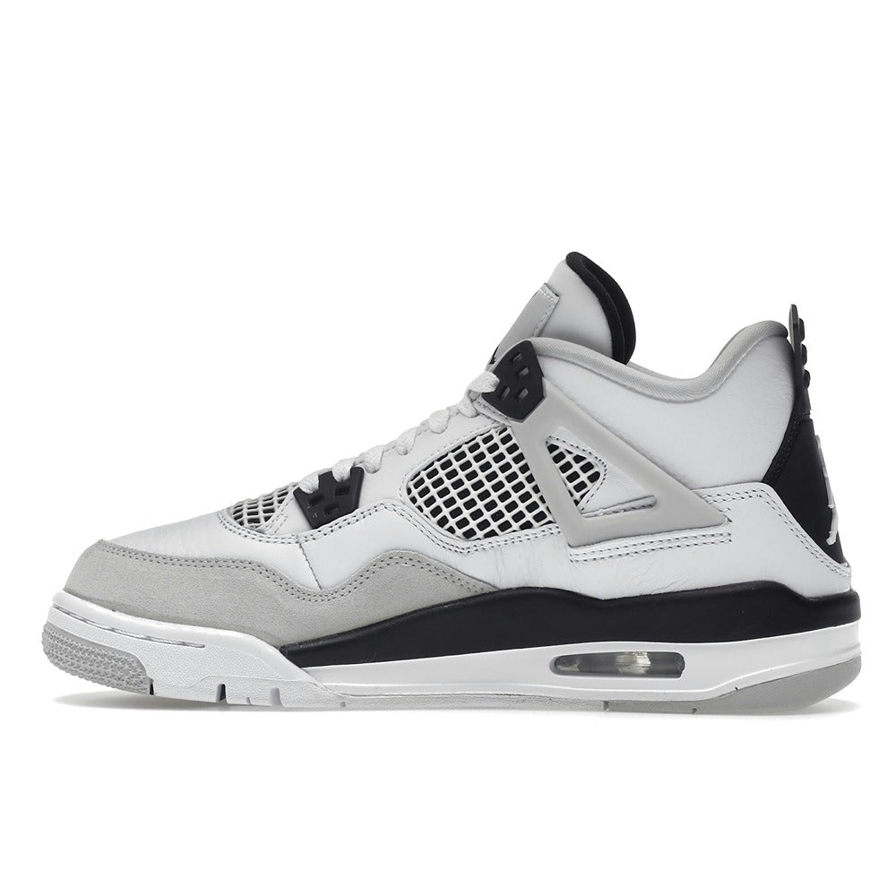 Air Jordan 4 Retro GS Military Black (Grade-Schooler) 408452-111