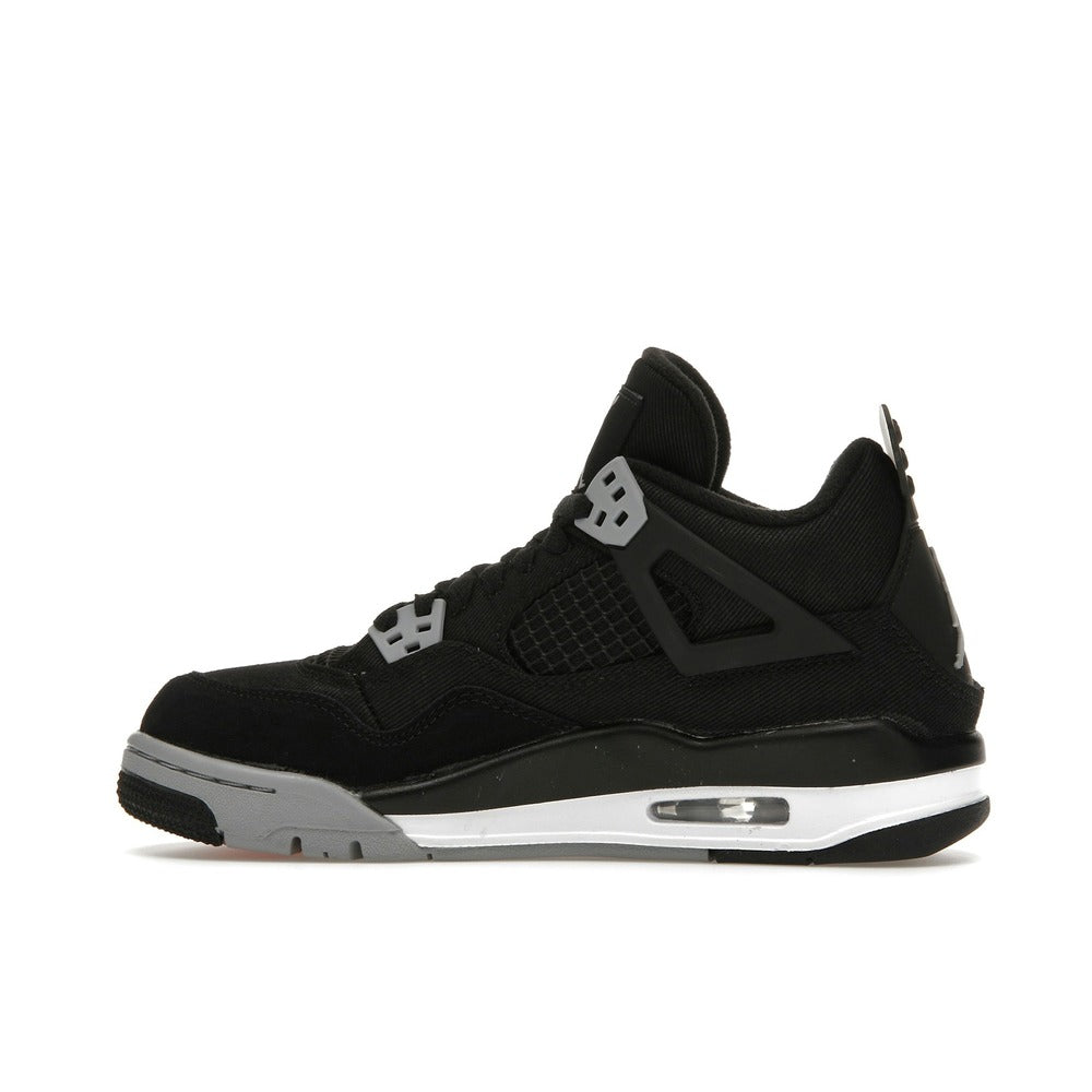 Air Jordan 4 Retro SE GS Black Canvas (Grade-Schooler) DV0553-006