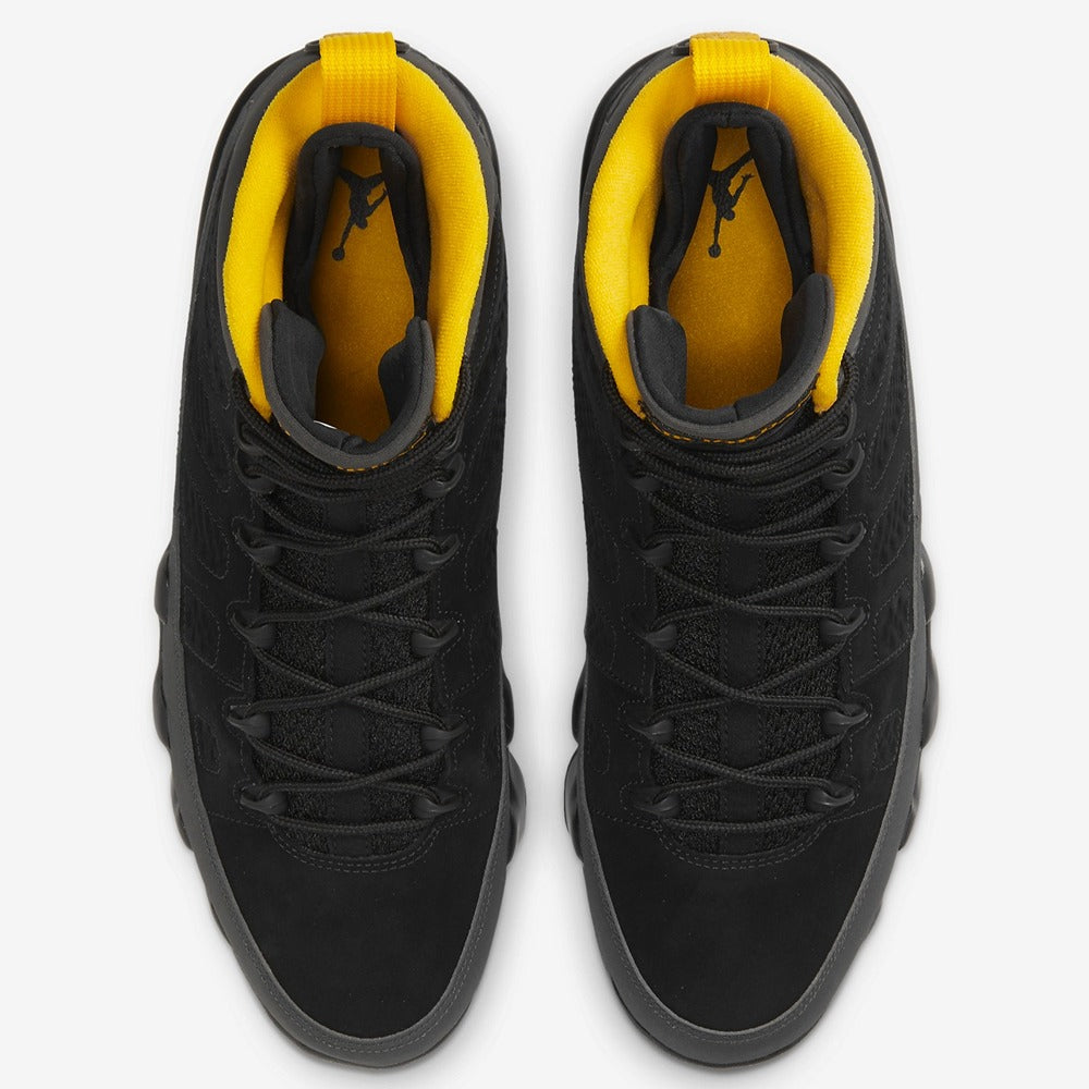 Air Jordan 9 Retro Dark Charcoal University Gold CT8019-070