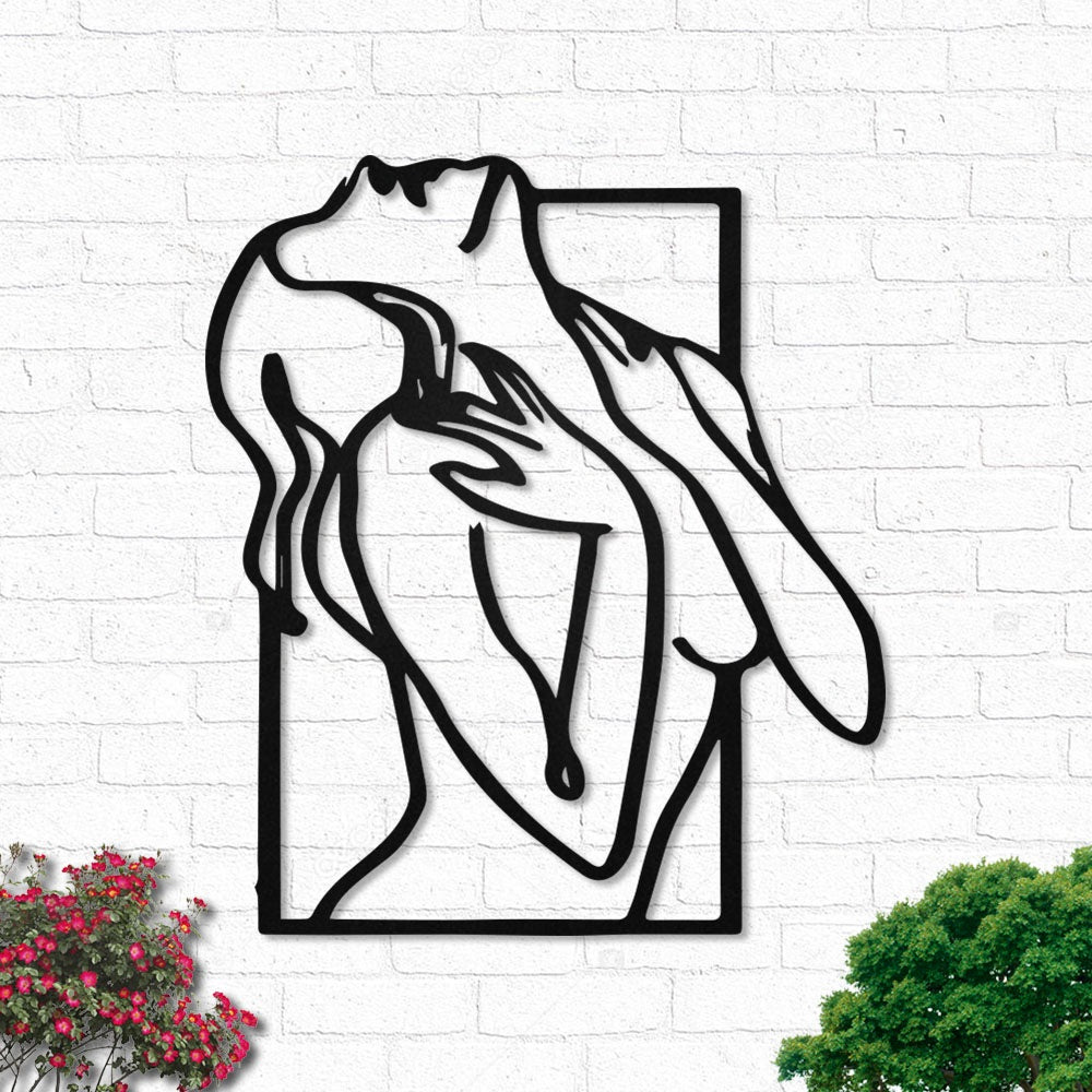 Woman Choose Her Life - Led Light Metal - Owls Matrix LTD