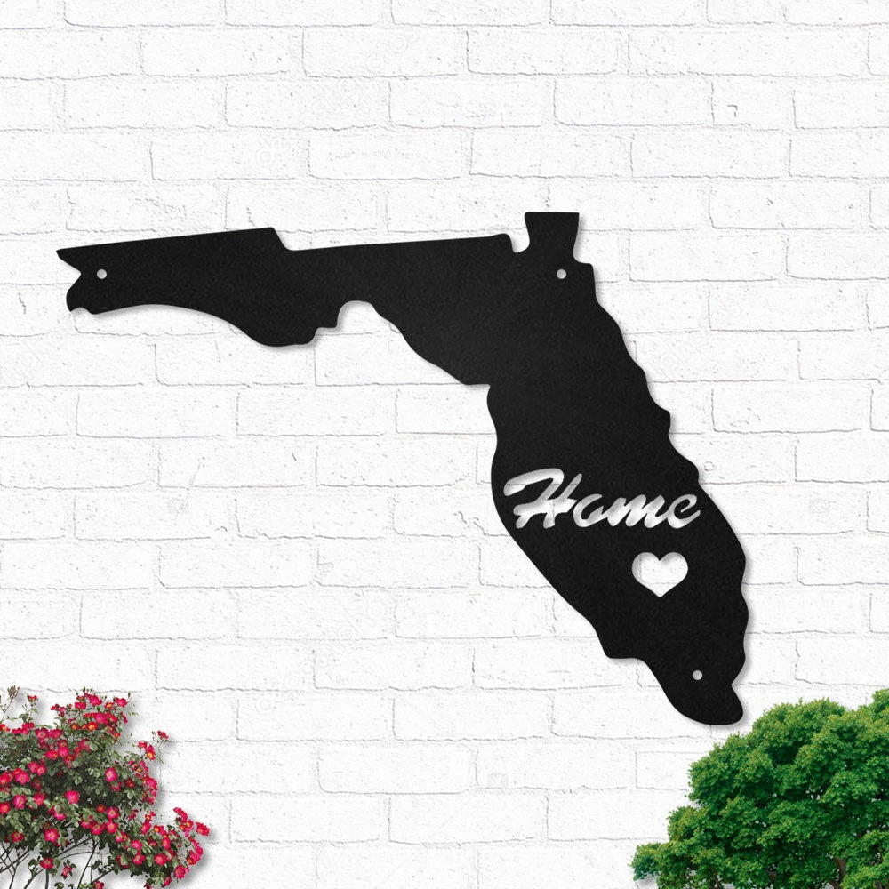 Florida I Love It Forever - Led Light Metal - Owls Matrix LTD