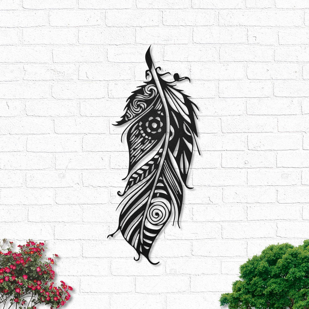 Feather Classic Nice Style - Led Light Metal - Owls Matrix LTD