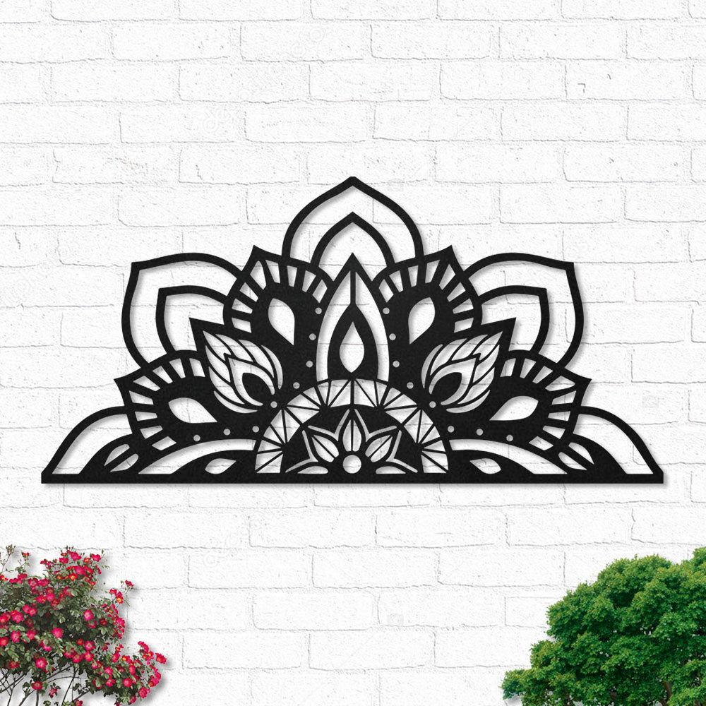 Lotus Mandala Classic Style - Led Light Metal - Owls Matrix LTD