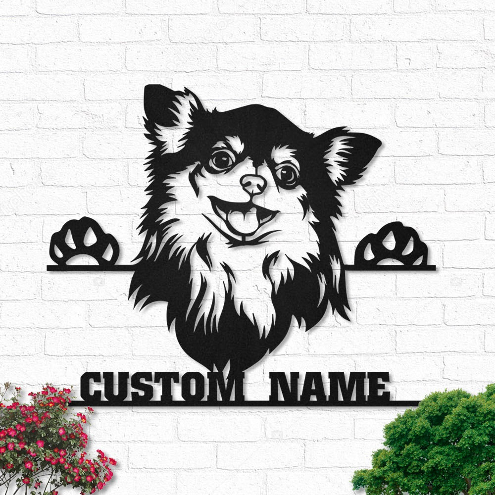 Chihuahua Dog - Led Light Metal - Owls Matrix LTD