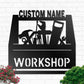 Mechanic Repair Tools Workshop Personalized - Led Light Metal - Owls Matrix LTD