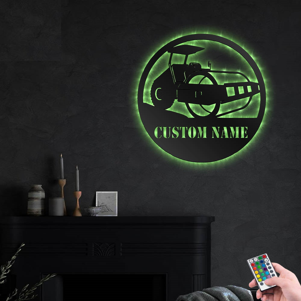 Roller Truck Farm Personalized - Led Light Metal - Owls Matrix LTD