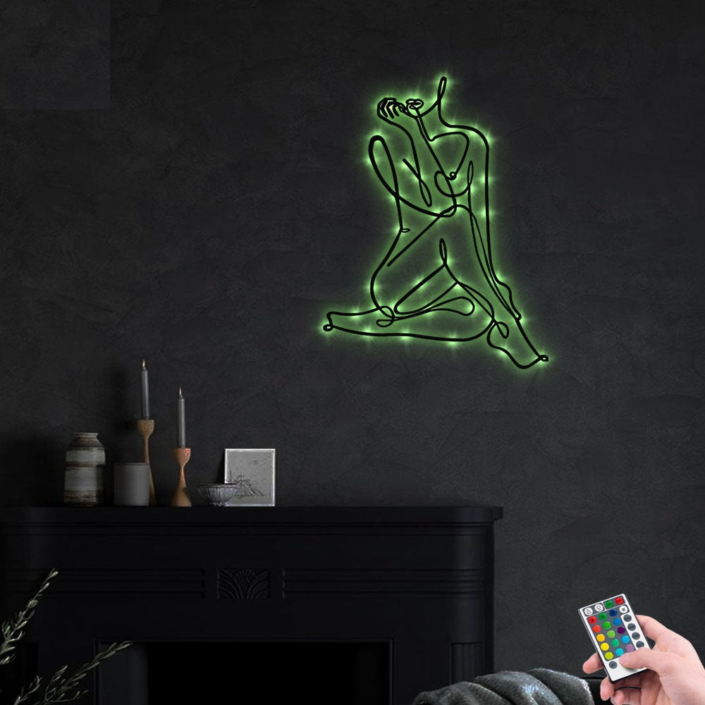 Nude Body Amazing Style - Led Light Metal - Owls Matrix LTD