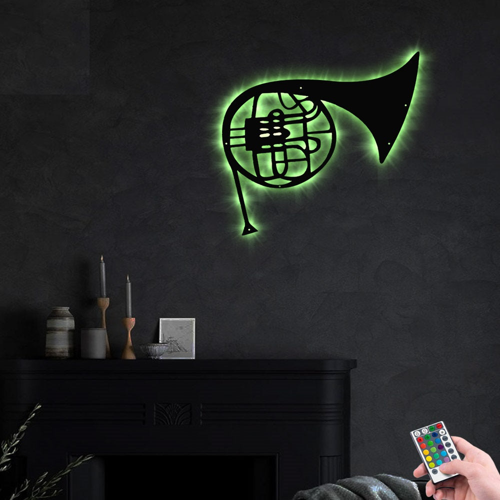 French Horn I Love It - Led Light Metal - Owls Matrix LTD
