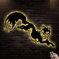 12"x12" Fox Animal So Lovely - Led Light Metal - Owls Matrix LTD