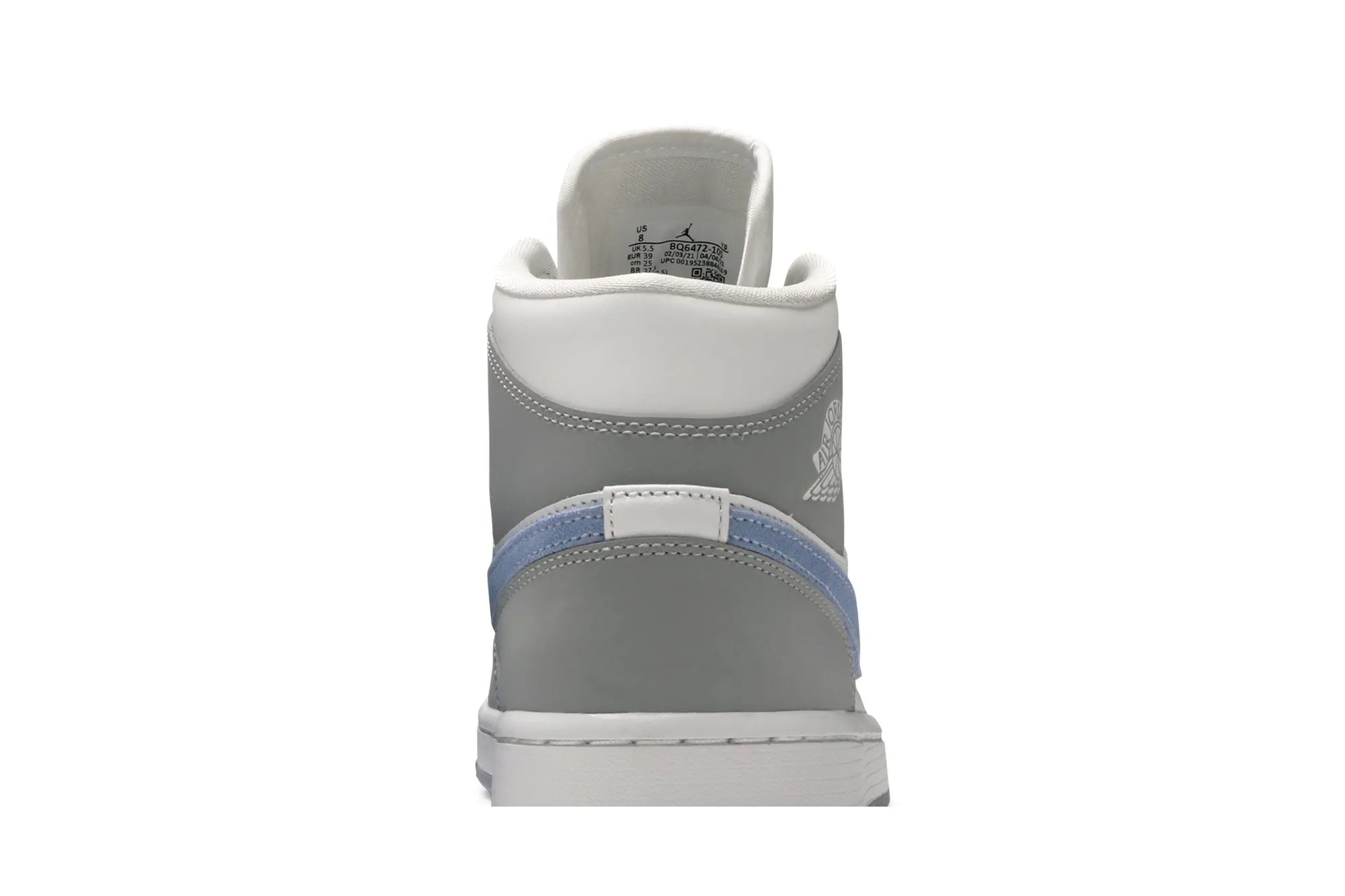 Air Jordan 1 Mid 'Wolf Grey Aluminum' BQ6472-105