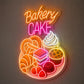 Bakery Neon Sign - Bakery Cake Pastry LED Wall Decor