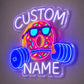 Bakery Neon Sign - Donut Give Up Funny LED Wall Decor