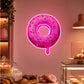 Bakery Neon Sign - Pink Glazed Donut LED Decor