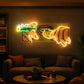 Basement Neon Sign - Crypto Smoke LED Wall Decor