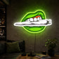 Basement Neon Sign - Green Smoke LED Wall Decor Art